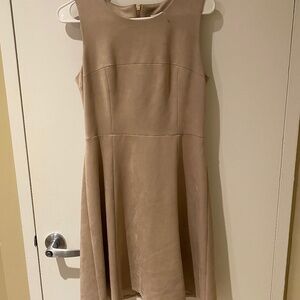 Faux Suede Calvin Klein Aline Dress